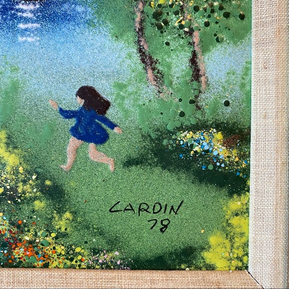 Louis Cardin - original enamel artwork, limited edition; $125 ea or two for $200 - Picture 6 of 6